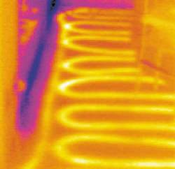 Thermografie-Wärmebilder-Heizung-Wasserrohr-Leck