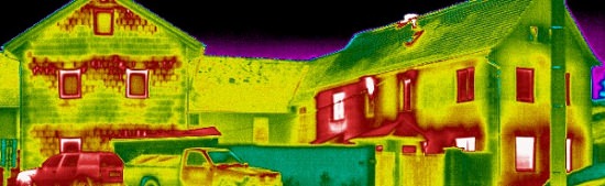 Thermografie Wärmebilder Infrarot-Aufnahmen erstellen / Gutachten von Haus und Gebäuden